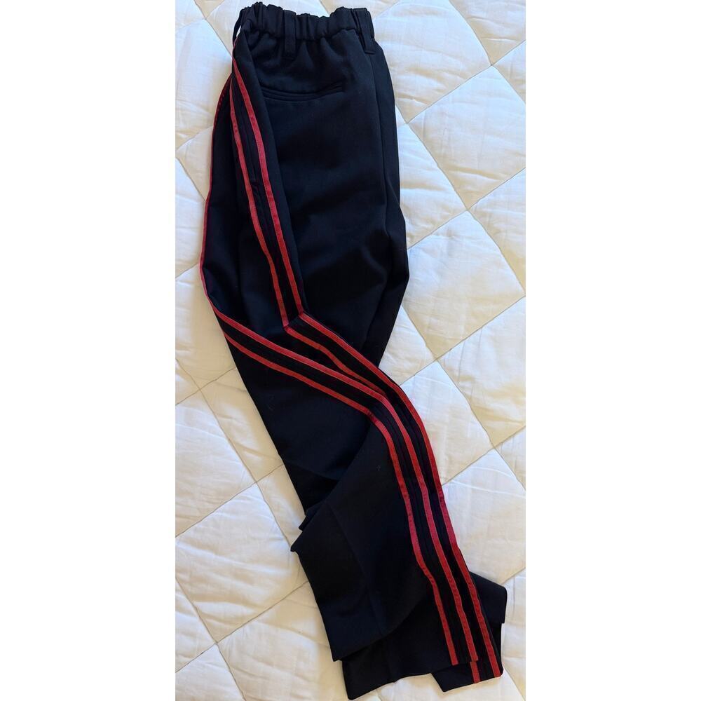 ZADIG & VOLTAIRE Trousers Dress Pants Satin Ribbon Leg Stripe Size 36